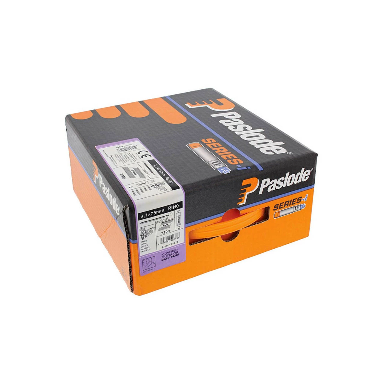 Best Sale ๐ Paslode 141072 3.1 X 75mm Galv-Plus Ring Shank Nails For 360XI, IM360CI (2200 Pack + 2 Fuel Cells) ๐ 4 Best Sale ๐ Paslode 141072 3.1 X 75mm Galv-Plus Ring Shank Nails For 360XI, IM360CI (2200 Pack + 2 Fuel Cells) ๐ - Image 2