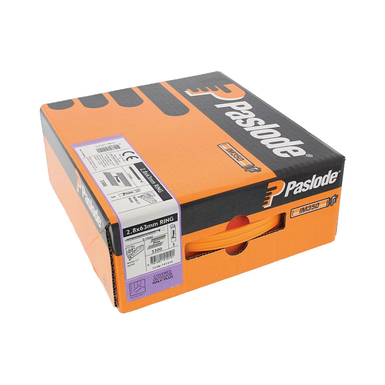 Hot Sale ๐ฅ Paslode 141210 2.8 X 63mm Galv-Plus Ring Shank Nail Fuel Pack For IM350+ (3300 Pack + 3 Fuel Cells) ๐ 4 Hot Sale ๐ฅ Paslode 141210 2.8 X 63mm Galv-Plus Ring Shank Nail Fuel Pack For IM350+ (3300 Pack + 3 Fuel Cells) ๐ - Image 2
