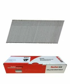 Deals 🎁 Fischer 553920 16G X 32mm Angled Gasless Galvanised Brad Nails (2000 Pack) ✔️