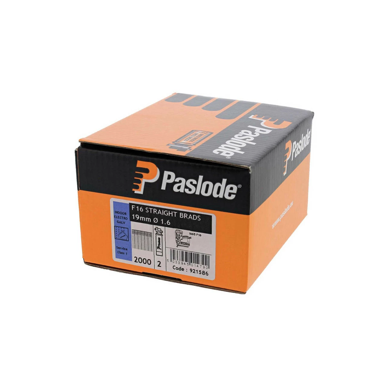 Budget π Paslode 921586 19mm F16 Galvanised Straight Brad Nails For IM65 (2000 Pack + 2 Fuel Cells) 𧨠4 Budget π Paslode 921586 19mm F16 Galvanised Straight Brad Nails For IM65 (2000 Pack + 2 Fuel Cells) 𧨠- Image 2