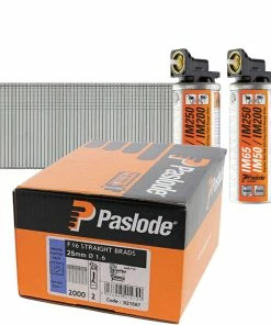 Best reviews of 🛒 Paslode 921587 25mm F16 Galvanised Straight Brad Nails For IM65 (2000 Pack + 2 Fuel Cells) ✨
