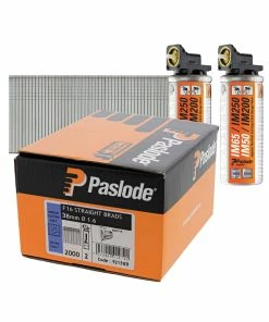 Coupon π Paslode 921589 F16 1.6mm X 38mm Galvanised Straight Brad Nails (2000 Pack & 2 Fuel Cells) β
