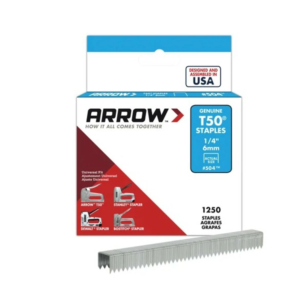 New π€© Arrow ARRT5014S T50 Staples 6mm 1/4 Inch Box Of 1250 β€οΈ 3 New π€© Arrow ARRT5014S T50 Staples 6mm 1/4 Inch Box Of 1250 β€οΈ