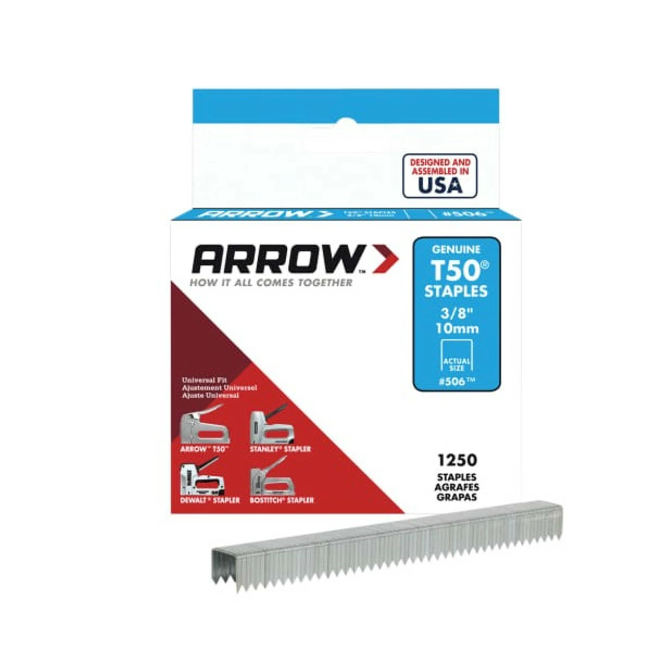 Top 10 🌟 Arrow ARRT5038S T50 Staples 10mm 3/8in Box 1250 ✔️ 3 Top 10 🌟 Arrow ARRT5038S T50 Staples 10mm 3/8in Box 1250 ✔️