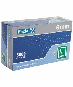 Wholesale 😍 Rapid RPD1406B5 140/6 6mm Galvanised Staples Box Of 5000 🎁