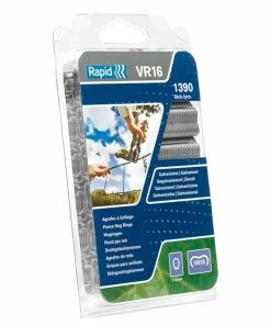 Wholesale ❤️ Rapid RPDVR22GA110 VR22 Fence Hog Rings Pack 1100 Galvanised 💯