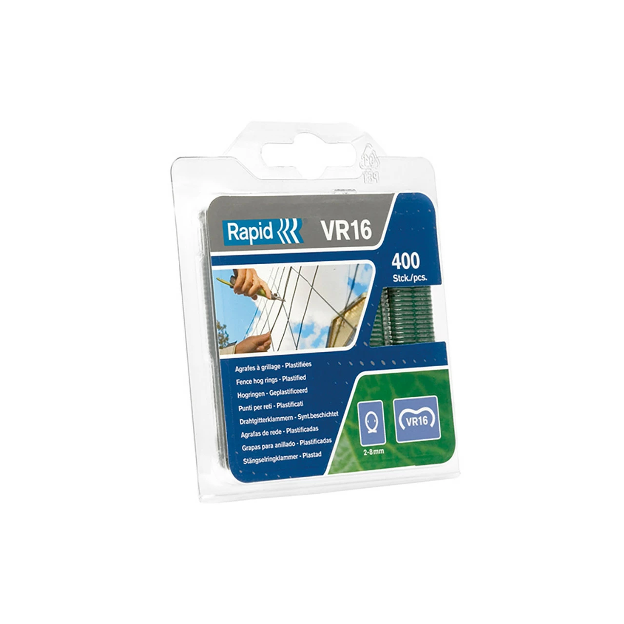 Discount ๐งจ Rapid RPDVR16GR400 VR16 Fence Hog Rings Pack 400 Green ๐ 3 Discount ๐งจ Rapid RPDVR16GR400 VR16 Fence Hog Rings Pack 400 Green ๐