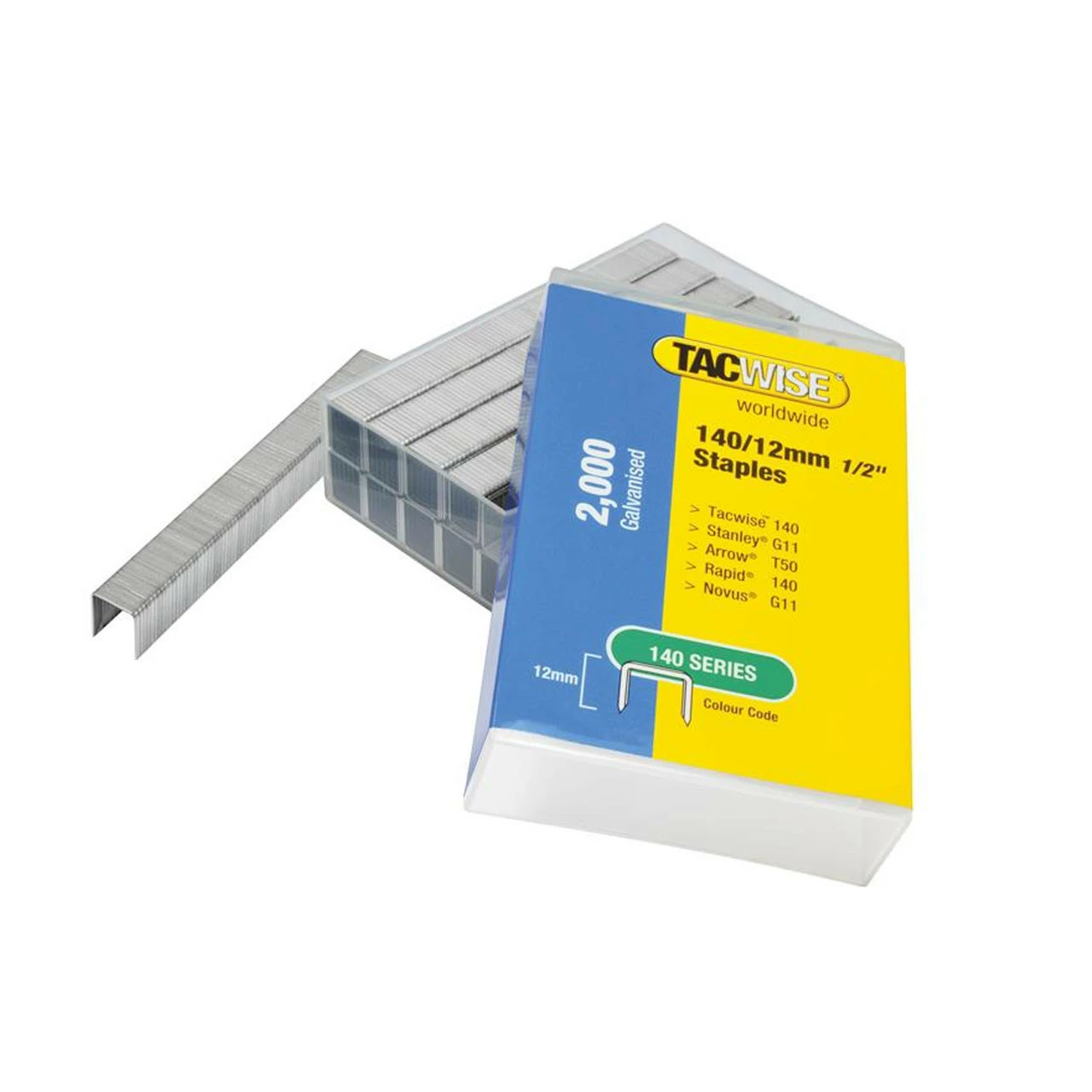 Deals ๐ Tacwise TAC1418 140 Galvanised Staples 10mm (Pack 2000) ๐ 2 Deals ๐ Tacwise TAC1418 140 Galvanised Staples 10mm (Pack 2000) ๐